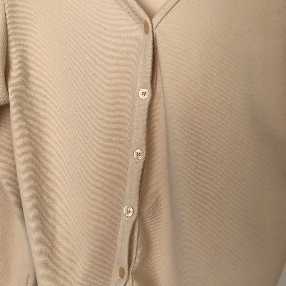 Creme Yellow Cardigan - Picture 3 of 4